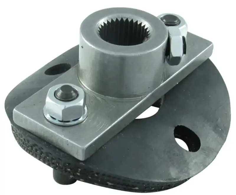 Borgeson Steering Coupler (990013) – 1/2-Inch Rag Joint With 13/16-36 Spline And Disc Mount 1