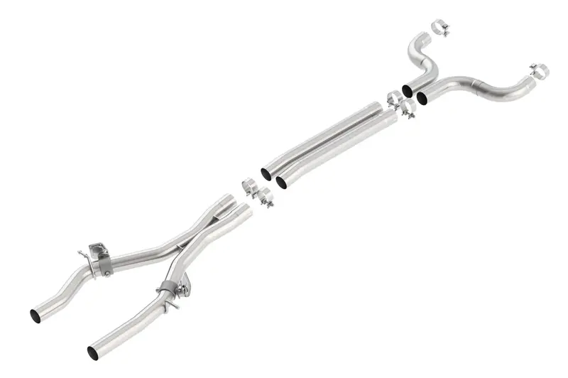 Borla 60610 X-Pipe Exhaust Connector Kit With Mid-Pipe Assembly 1