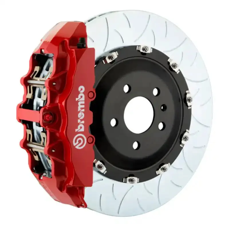 Brembo Gt Big Brake Kit For Audi A6 (2005–2011) – 380X34Mm Slotted Two-Piece Front Rotors, 6-Piston Calipers 1
