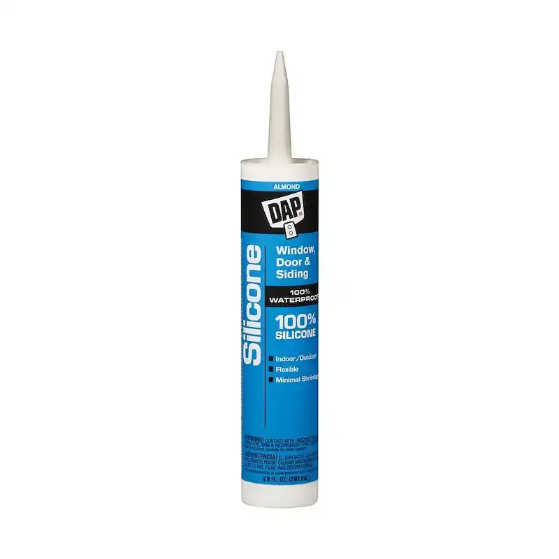 Dap Silicone Sealant – Almond-Colored, Paintable, Multipurpose 1