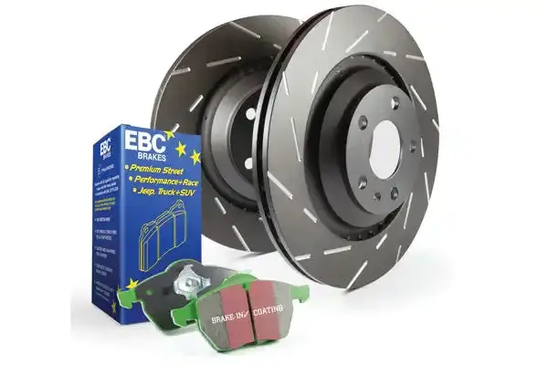 Ebc Brakes S2Kf1884 Slotted Rotors Feature A Narrow Slot To Eliminate Wind Noise. 1