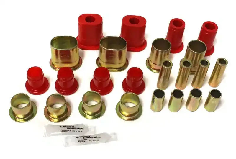 Energy Suspension Red Front Control Arm Bushing Kit – Complete Universal Upgrade 1