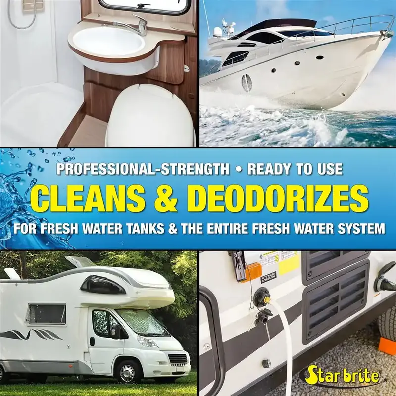 Freshwater 8 Oz Rv Water System Cleaner & Sanitizer 1