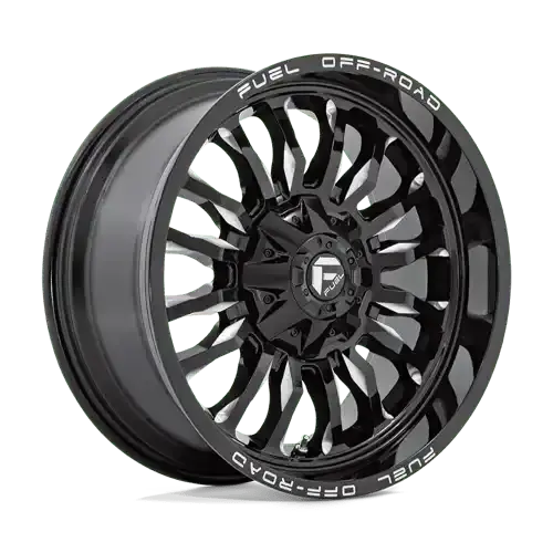 Fuel Off-Road D795 Alloy Wheel – 20X9 Inches, 6X135Mm Bolt Pattern, Gloss Black With Machined Face 1