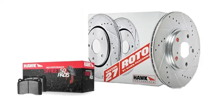 Hawk Performance Hk4793.518B Sector 27 Rear Brake Kit With Hps 5.0 Pads 1