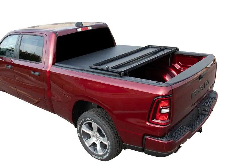 Iron Rhino Soft Tri-Fold Tonneau Cover For 2019–2025 Ram 1500 (6'4" Bed, New Body Style, Excludes Rambox) 1