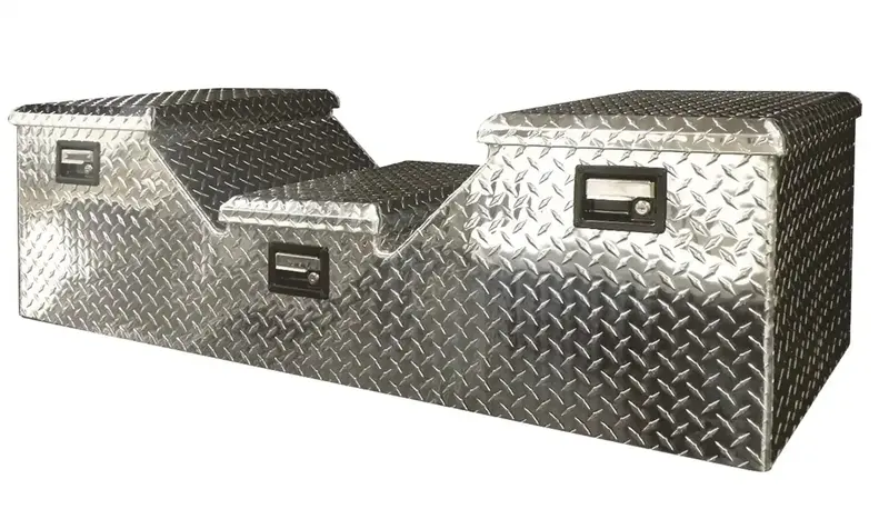 Lund 6132 Aluminum Flush-Mount Storage Box – 57" L × 17.25" W × 15.75" H 1