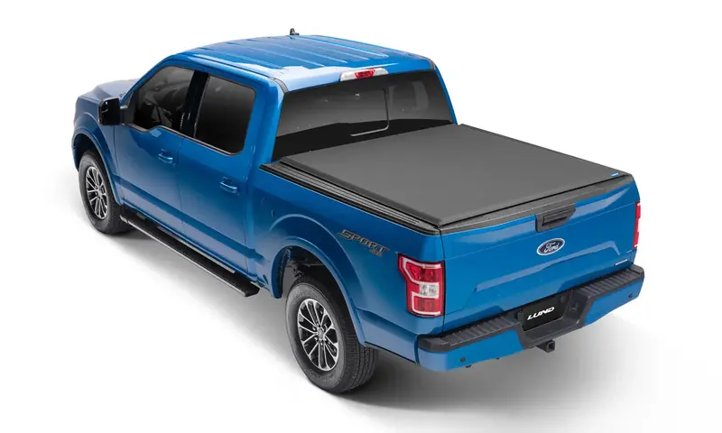 Lund Genesis Elite Roll-Up Tonneau Cover – Sleek Black Design With Secure Closure 1