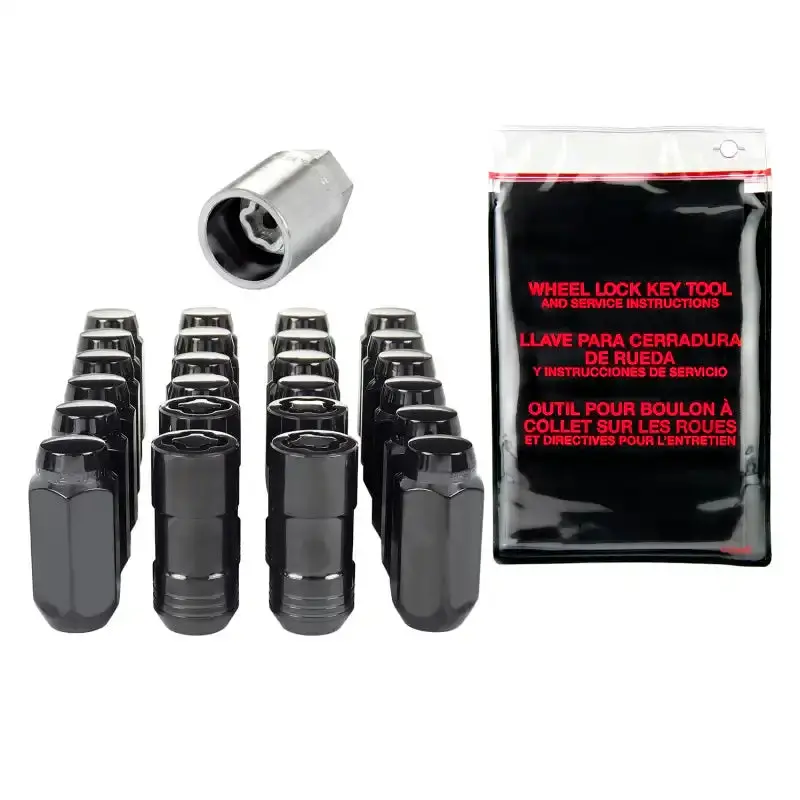 Mcgard 6-Lug Hex Lock Kit With Cone Seat Nuts – M14X1.5, 13/16-Inch Head, 1.945-Inch Length, Black 1
