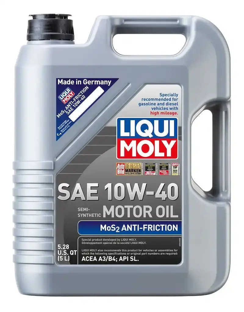 Mos2 Anti-Friction Engine Oil – 10W-40 Synthetic Blend 1