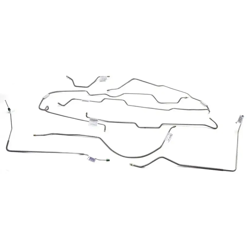 Omix-Ada 16737.37 Steel Brake Line Kit – Power Disc Compatible (1977–1980 Cj5) 1