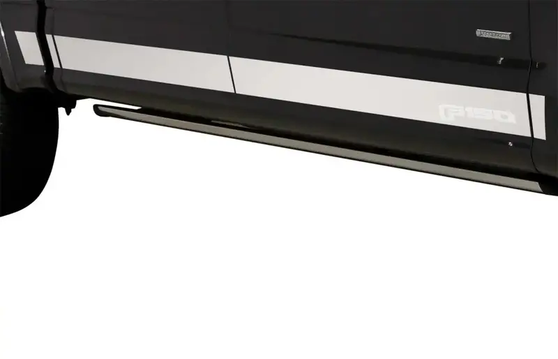 Putco Stainless Steel Rocker Panel Trim Kit With F-150 Logo – 4.25" Wide, 12-Piece Set 1