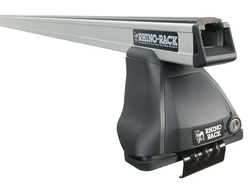 Rhino-Rack Ja3374 Heavy-Duty Silver Roof Rack – 2-Bar System, 2500 Series 1