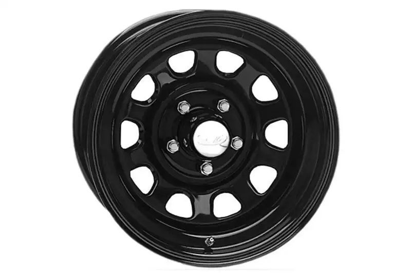 Rough Country Rc51-5165 – Black Series Daytona Alloy Wheel (15X10 Inches, 5X4.5 Bolt Pattern, 1500-Lb Load Rating) 1